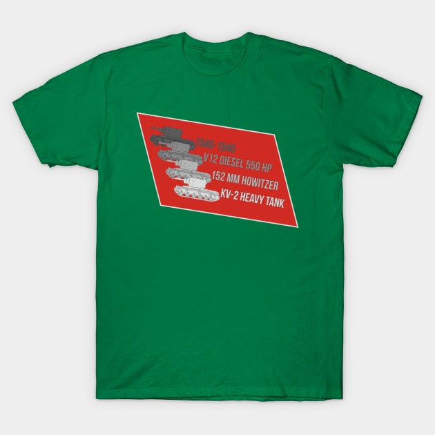 Gradient from KV-2 in the spirit of communism T-Shirt by FAawRay